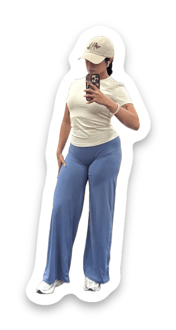 A gym mirror selfie sticker